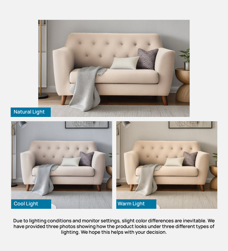 Rome Velvet 2 Seater Sofa In Camel Beige Color