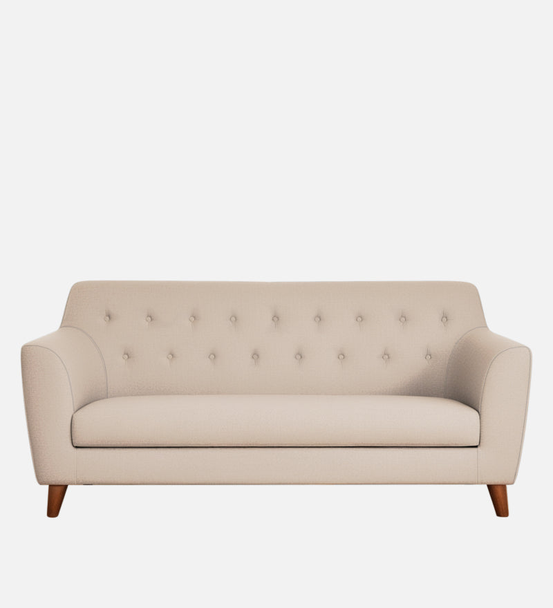 Rome Velvet 3 Seater Sofa In Camel Beige Color