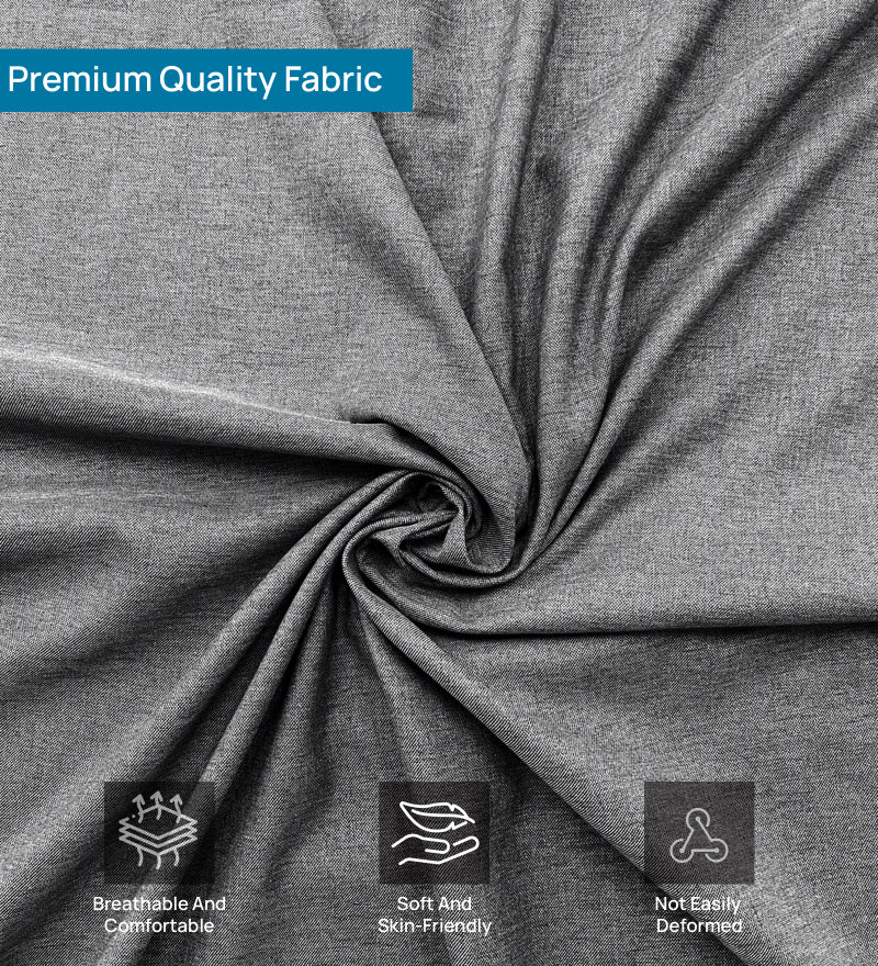 Rome Fabric 3 Seater Sofa In Grey Color