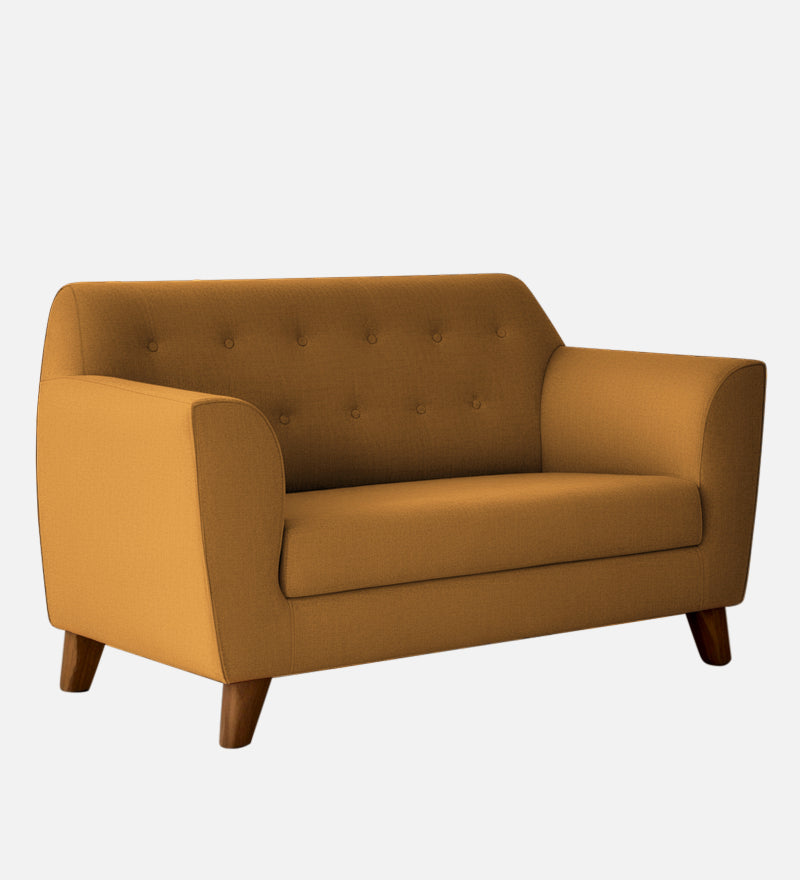 Rome Velvet 2 Seater Sofa In Brown Color