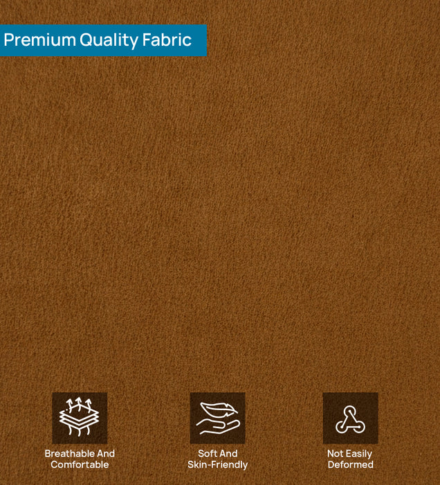 Rome Velvet 2 Seater Sofa In Brown Color