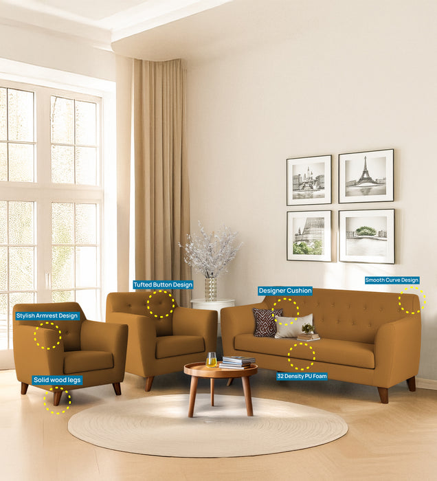 Rome Fabric 1,2,3, 3+1+1, 3+2 Seater Sofa