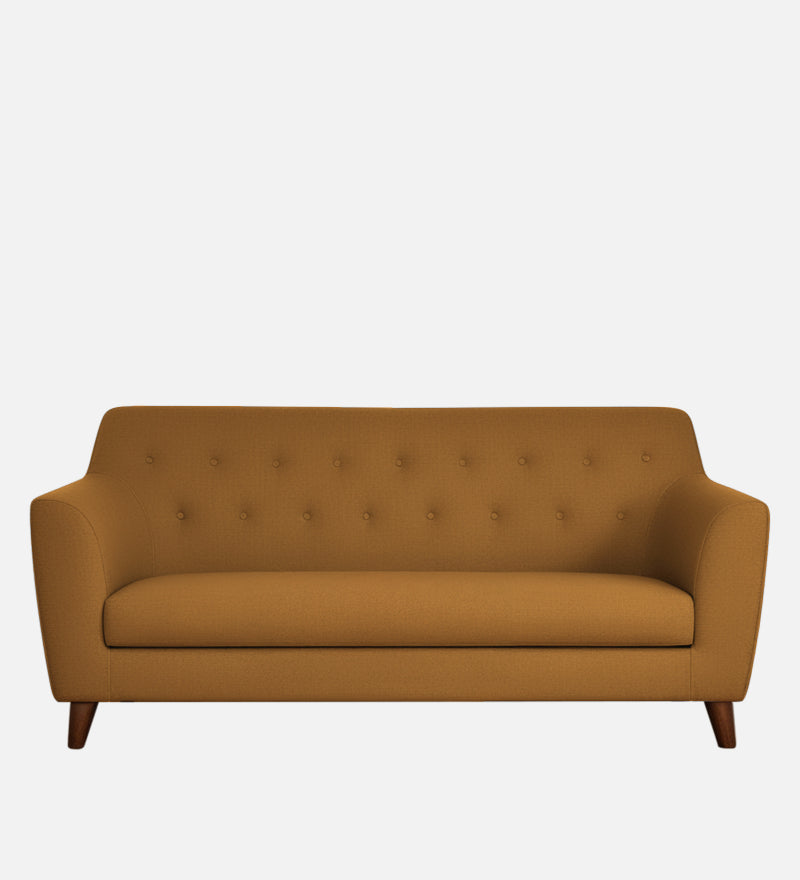 Rome Velvet 3 Seater Sofa In Brown Color