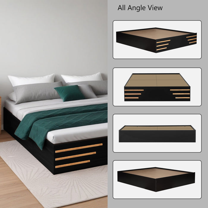 Sherpa Single, King, Queen, Compact Queen Size Bed  in Wenge Colour