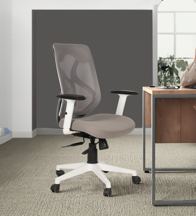 Spider Medium Back Office Chair In Grey Colour