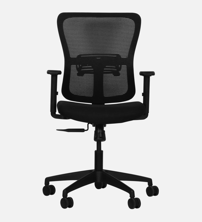 Splendor Medium Back Office Chair In Black Colour