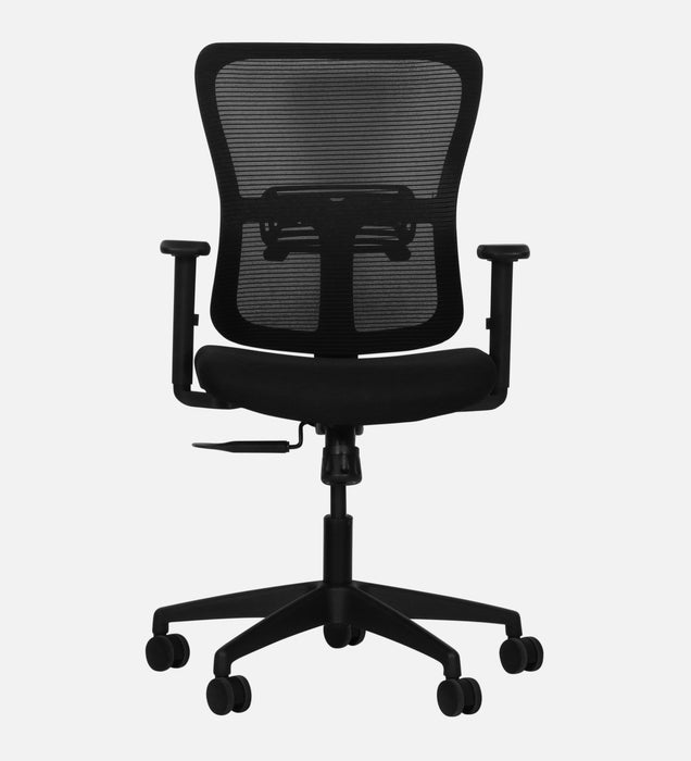 Splendor Medium Back Office Chair In Black Colour