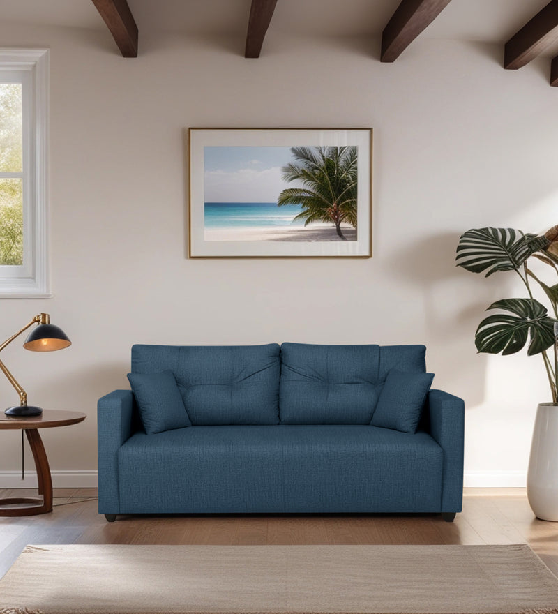 Topaz Fabric 3 Seater Sofa