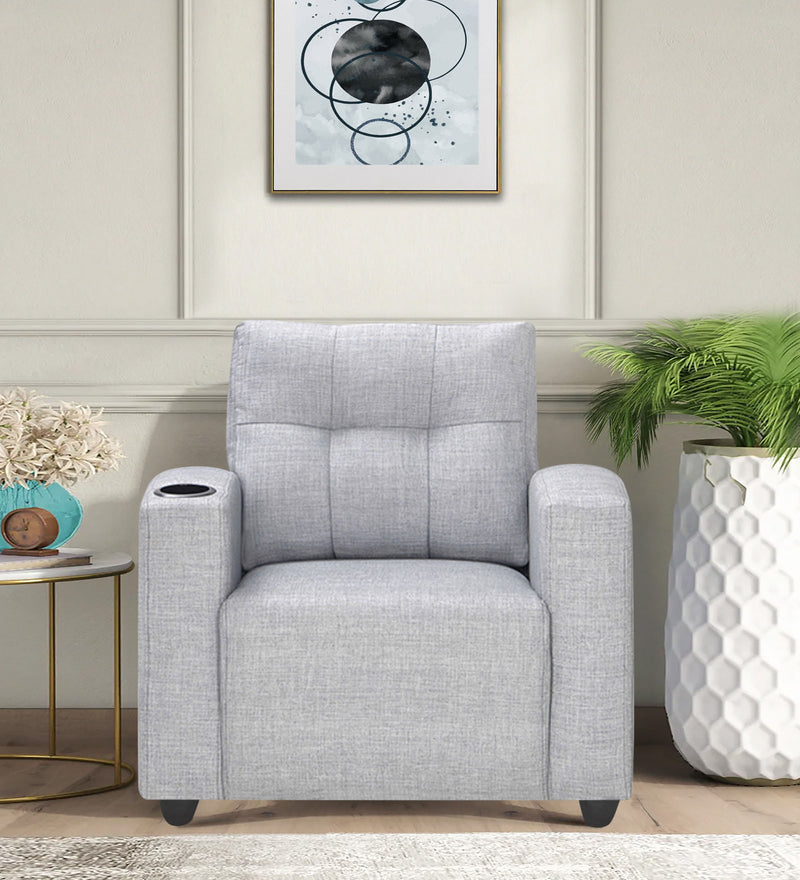 Topaz Fabric 1 Seater Sofa