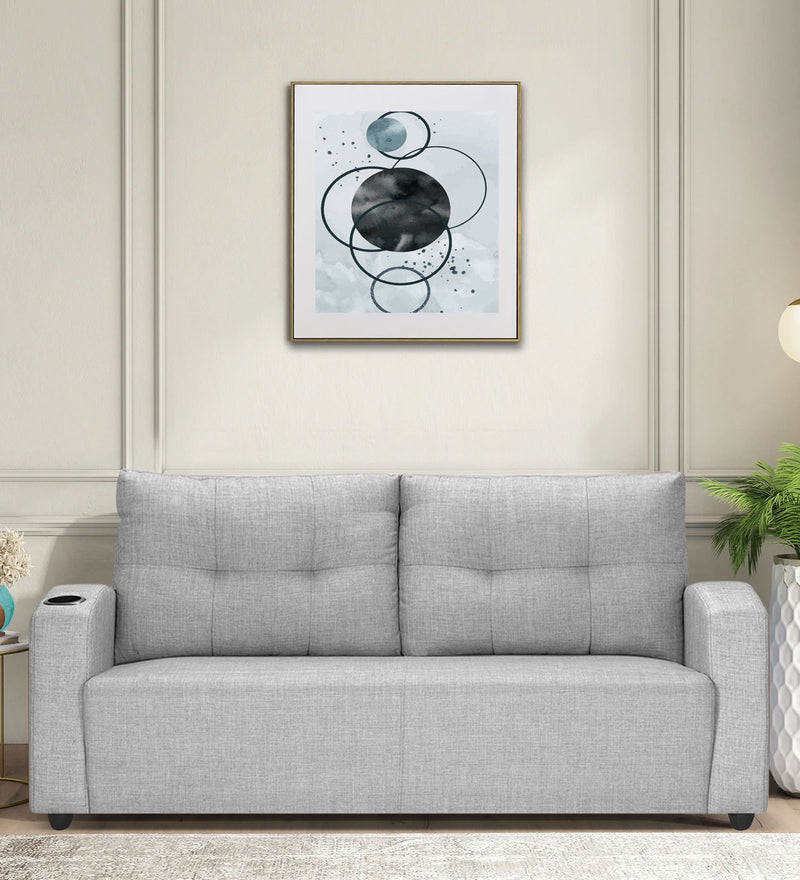 Topaz Fabric 3 Seater Sofa