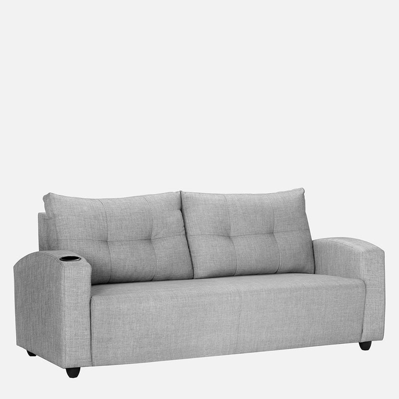 Topaz Fabric 3 Seater Sofa