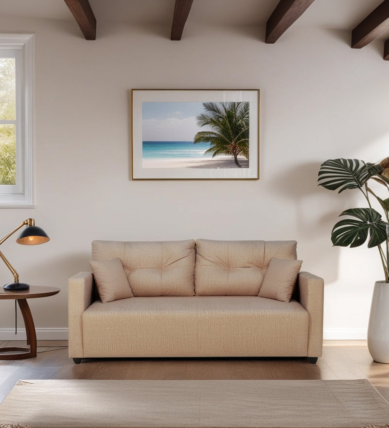 Topaz Fabric 3 Seater Sofa