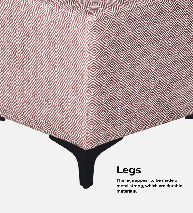 Tornado Fabric Pouffe In Prism Sand Colour