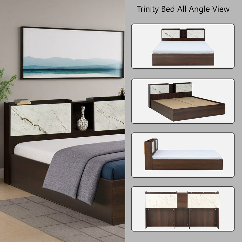 Trinity Queen Size Bed Without Storage