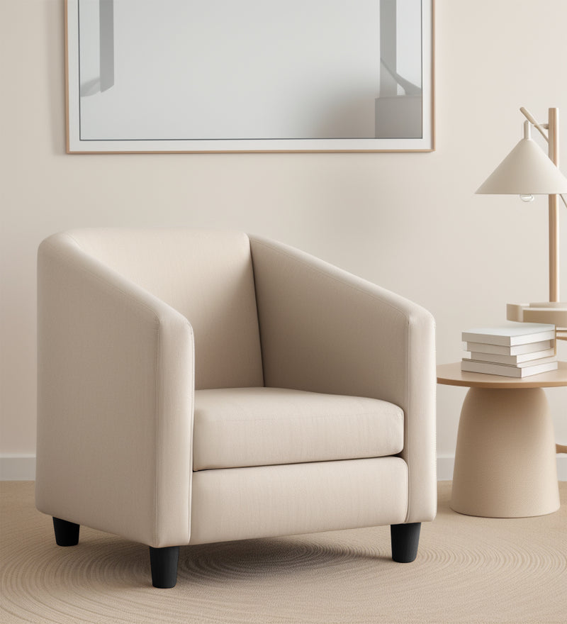 Troy Luxury Fabric Wing Chair