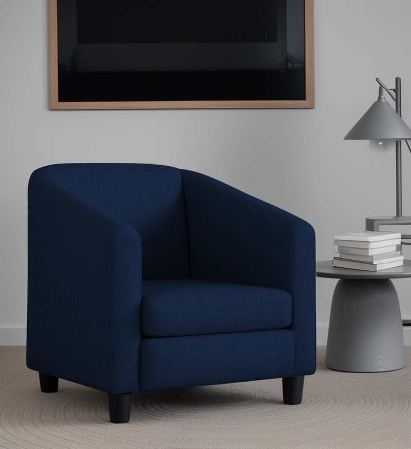 Troy Luxury Fabric Wing Chair