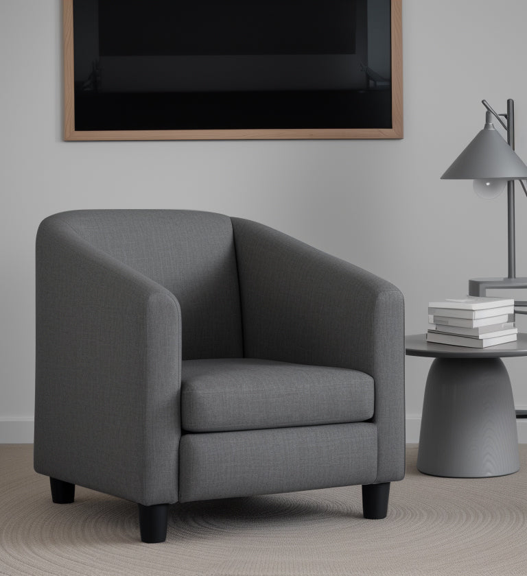 Troy Luxury Fabric Wing Chair