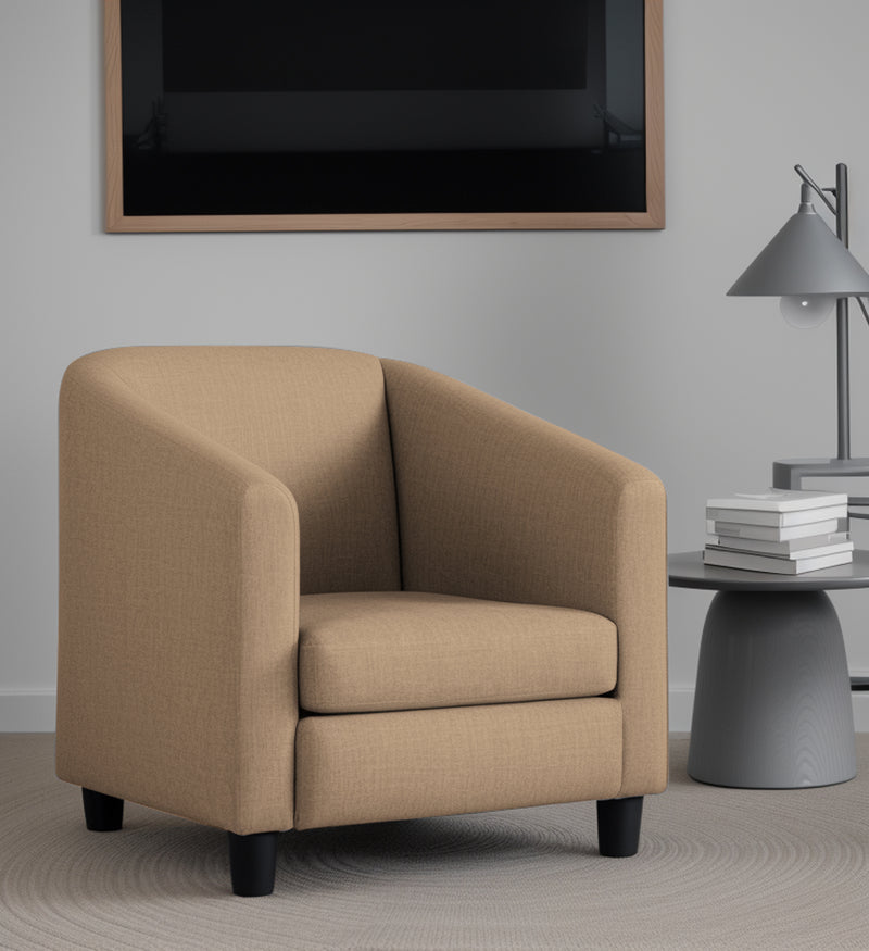 Troy Luxury Fabric Wing Chair