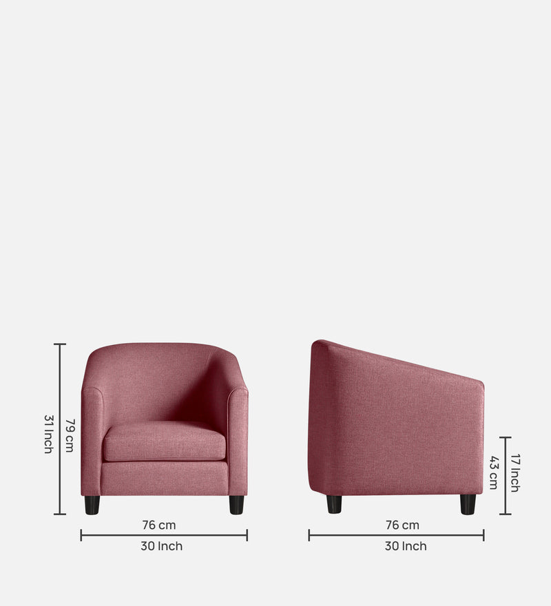 Troy Luxury Fabric Wing Chair
