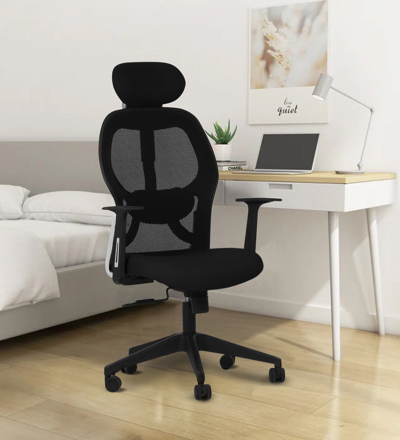 Venus Magic High Back Office Chair In Black Color