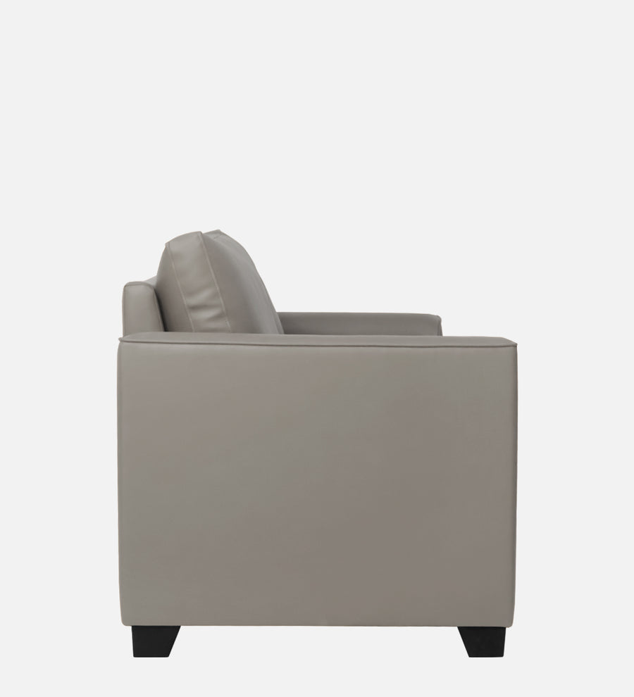 Victor Leatherette 1 Seater Sofa In Yellow Colour