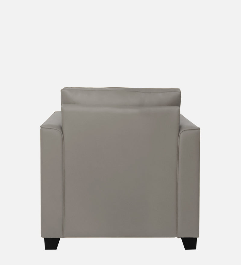 Victor Leatherette 1 Seater Sofa In Yellow Colour