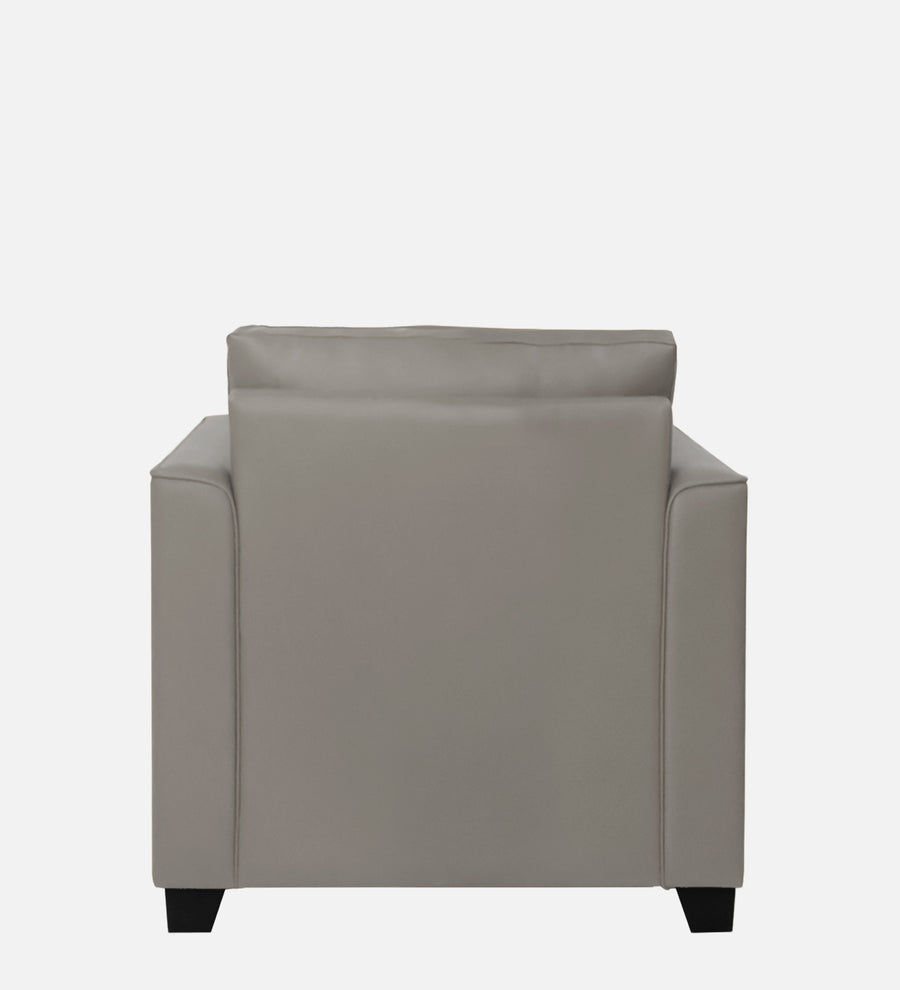 Victor Leatherette 1 Seater Sofa In Yellow Colour