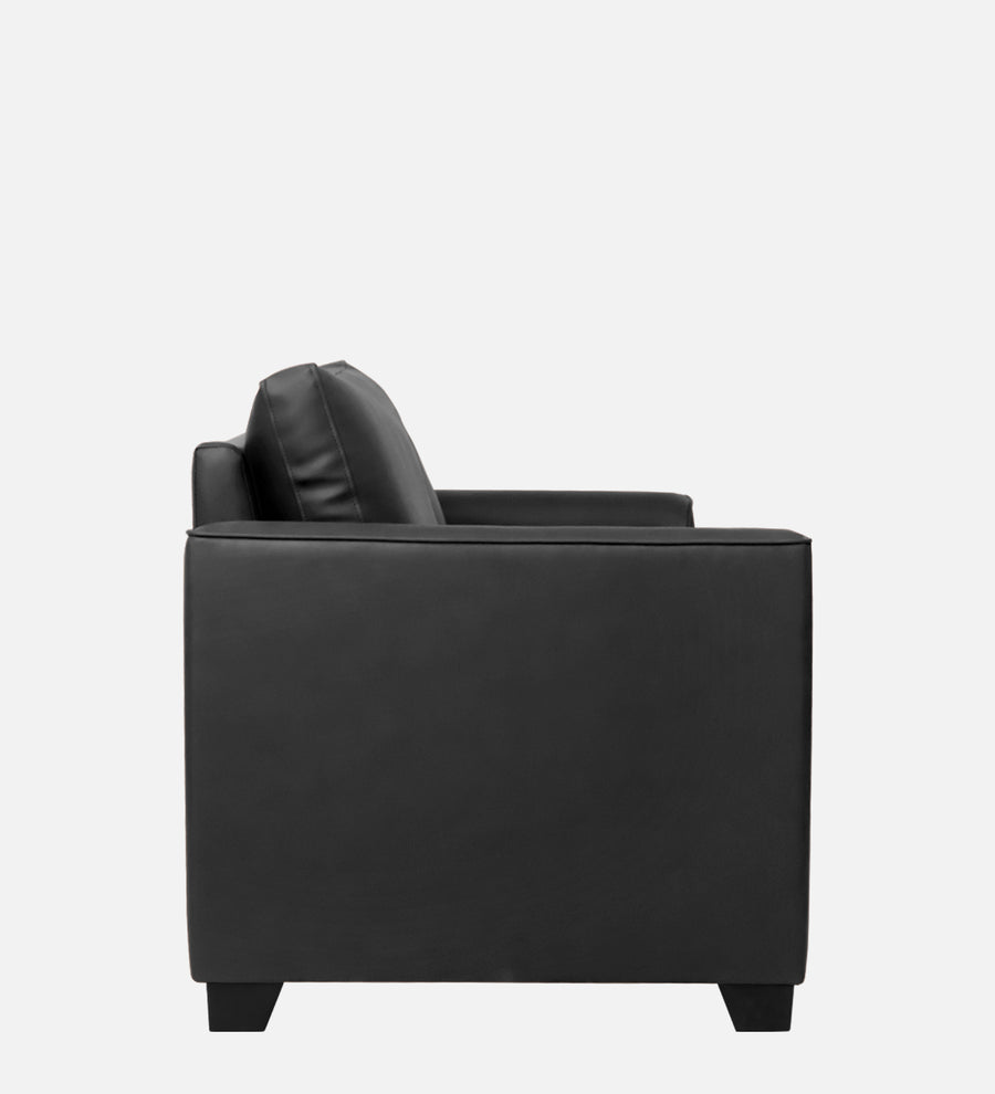 Victor Leatherette 1 Seater Sofa In Yellow Colour