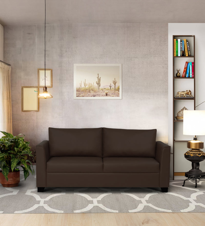 Victor Leatherette 3 Seater Sofa