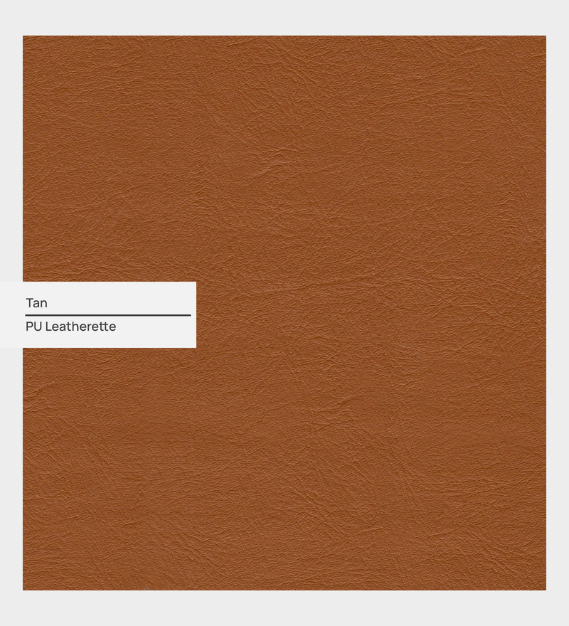 Victor Leatherette 1 Seater Sofa In Yellow Colour