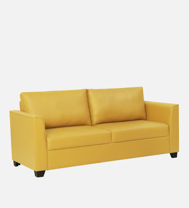 Victor Leatherette 3 Seater Sofa