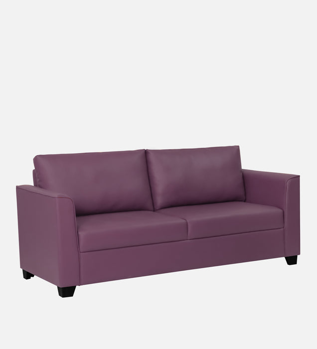 Victor Leatherette 3 Seater Sofa