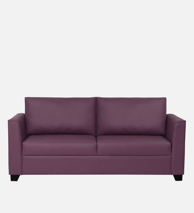 Victor Leatherette 3 Seater Sofa