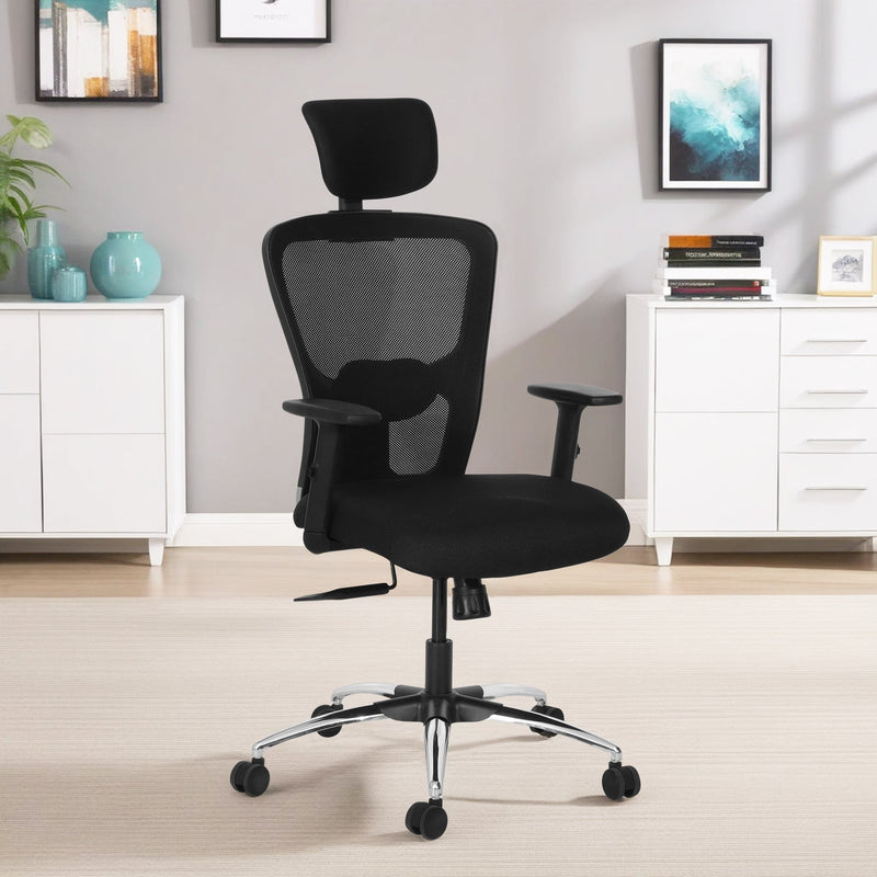 Vision High Back Office Chair In Black Color