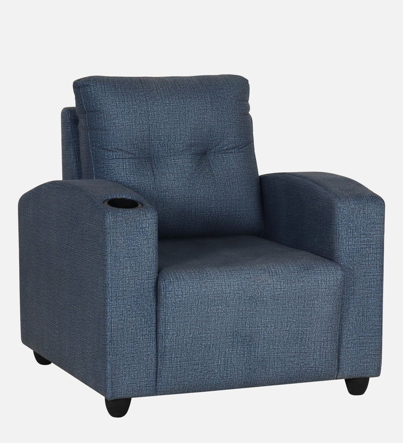 Zeus 1 Seater Fabric Sofa