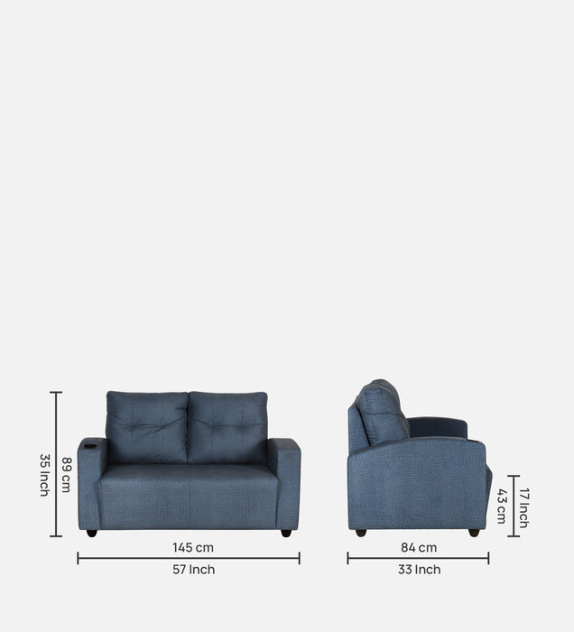 Zeus 2 fabric Seater Sofa