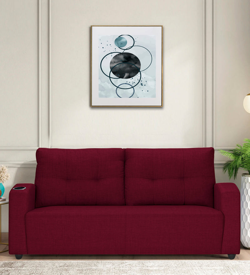 Zeus 3 Fabric Seater Sofa