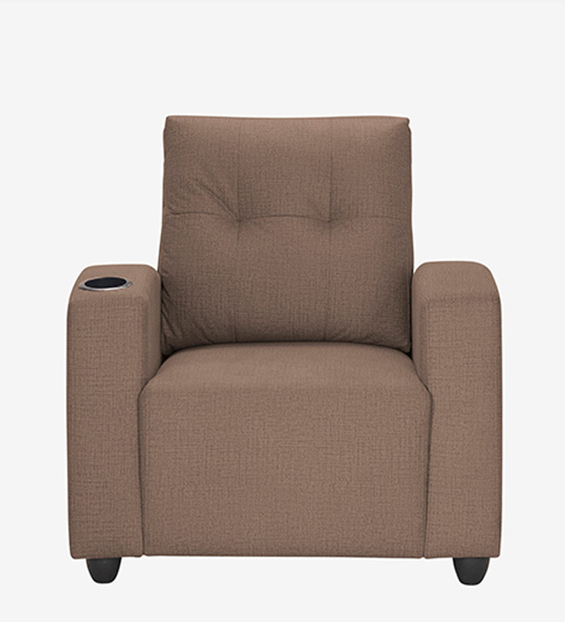 Zeus 1 Seater Fabric Sofa