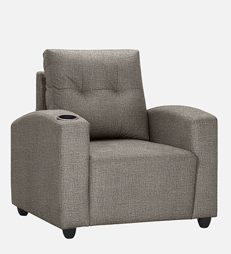 Zeus 1 Seater Fabric Sofa