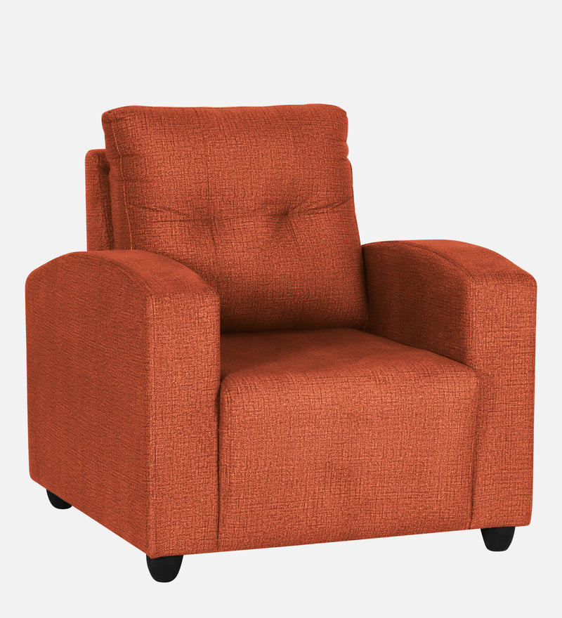 Zeus 1 Seater Fabric Sofa