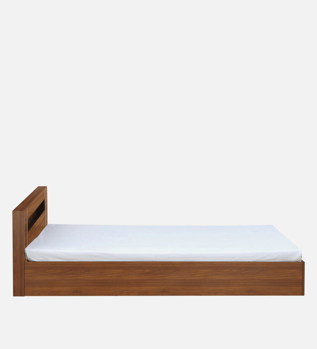 Zoya Engineered Wood Double Bed in Bali Teak Finish