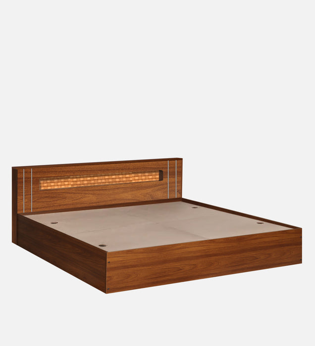 Avatar Engineered Wood Double Bed in Bali Teak Finish