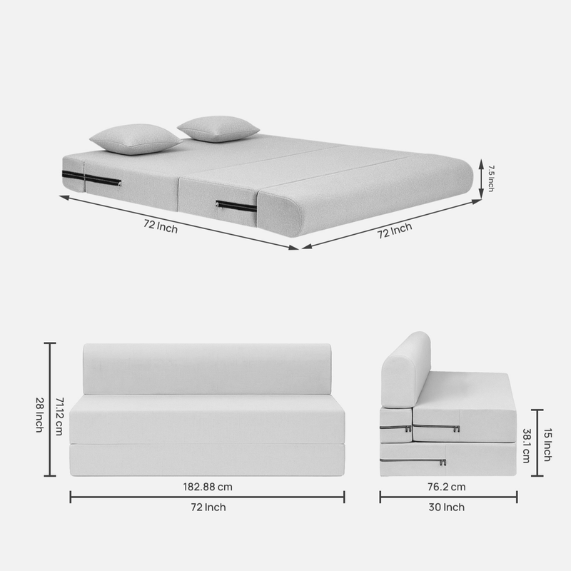 Dream lux Foldable Sofa Cum Bed 6x6