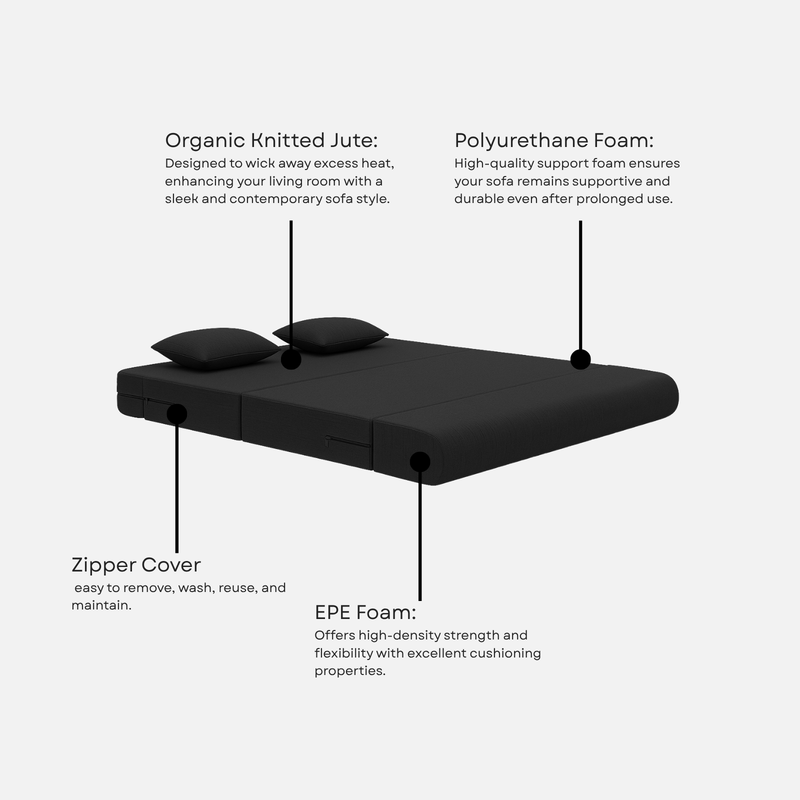 Dream lux Foldable Sofa Cum Bed 5x6