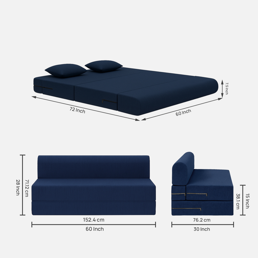 Dream lux Foldable Sofa Bed 5x6