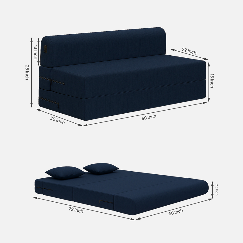 Dream lux Foldable Sofa Cum Bed 5x6