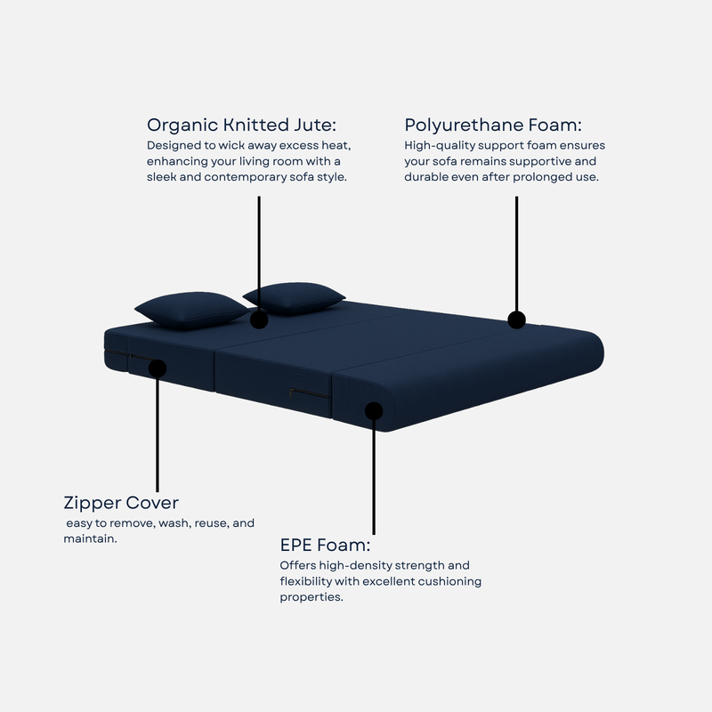 Dream lux Foldable Sofa Cum Bed 6x6