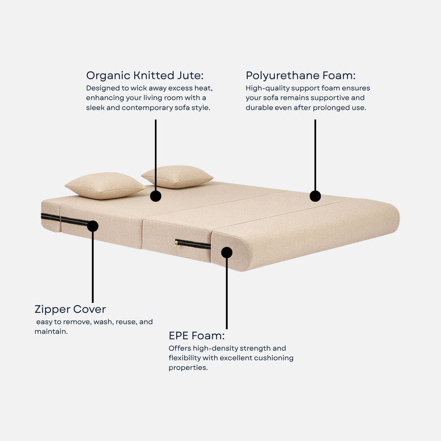 Dream lux Foldable Sofa  Bed 6x6