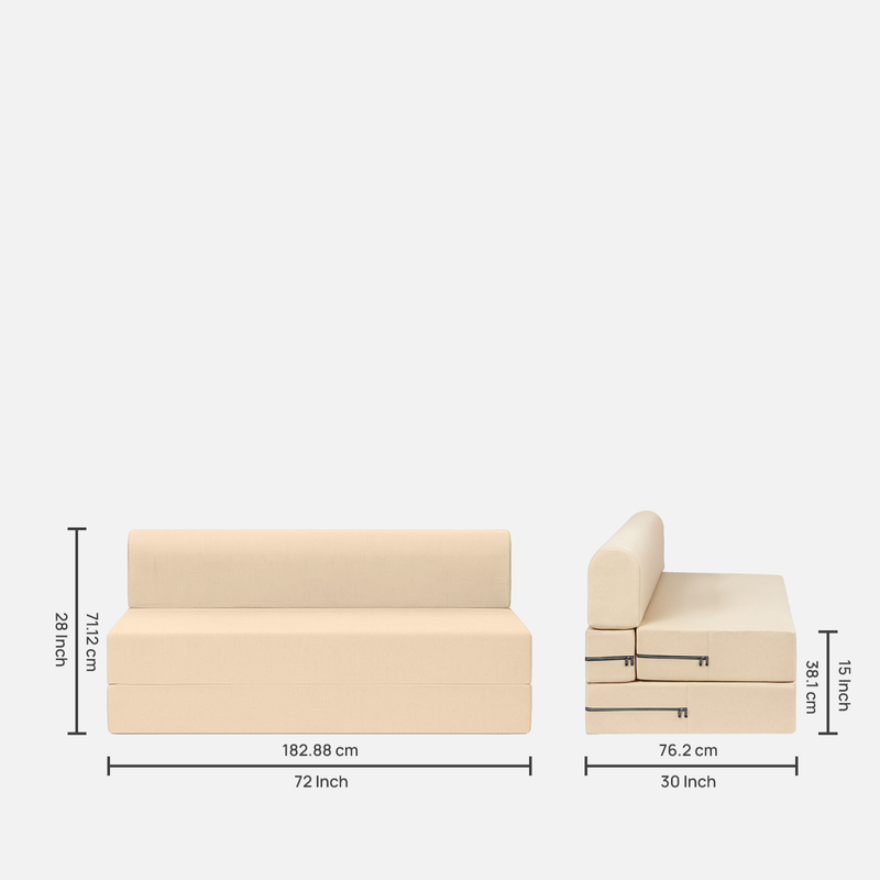 Dream lux Foldable Sofa Cum Bed 6x6