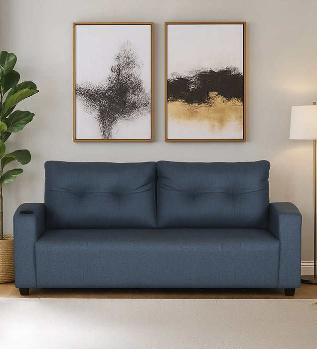 Zeus 3 Fabric Seater Sofa